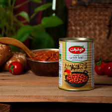 کنسرو لوبیا چیتی با قارچ 420 گرمی + خرید عمده و به صرفه و ارزان